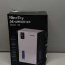 NineSky Dehumidifier, 1000 sq.ft Dehumidifiers for Home with 95oz Large Water Tank,Quiet Dehumidifier with 7-Color Ambient Light & Auto Shut Off, Dehumidifier for Basement, Bedroom, Bathroom (White)