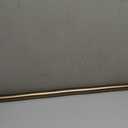 Ivilon Drapery Window Curtain Rod - End Cap Style Design 1 Inch Pole. 28 to 48 Inch Color Warm Gold