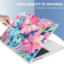 Mektron Case for 2026 MacBook Air 15 INCH M5 A3448 Compatible with M4 A3241 /M3 A3114 /M2 A2941 Printed Plastic Hard Shell Cover with 15.3" Liquid Retina Display Touch ID- Hand-Painted Flowers