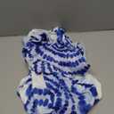 EDITCOZY Women Sexy Bodycon Maxi Dress Tie Dye Beach Summer Dresses Halter Backless Vacation Long Sundress (Large, Blue)