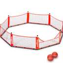 GoSports Gaga Ball Pit 10 ft, 15 ft or 20 ft Portable Indoor/Outdoor Gagagon Pit for School, Camp or Home Use