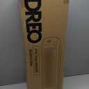 DREO Space Heater Indoor, 25" 11.5ft/s Fast Portable Room Heater with Remote and Thermostat, 3 Modes, Overheating & Tip-Over Protection, Electric Heaters for Indoor Use Large Room, Bedroom, Gold