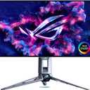 ASUS ROG Swift 27" OLED Gaming Monitor (PG27AQWP-W) - True Black Glossy Tandem OLED, Dual-Mode (QHD@540Hz, HD@720Hz), 0.02ms, G-SYNC Compatible, Neo Proximity Sensor, DP 2.1, 
