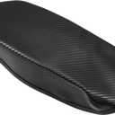 X AUTOHAUX Center Console Armrest Box Cover for Ford Focus ST Electric S SE SEL 2015 2016 2017 2018 Pad Interior Anti-Scratch Faux Leather Carbon Fiber Pattern Black