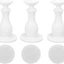 Hapivida Washer Door Stopper, Flexible Front Load Washing Machine Door Holder Prop with Suction Cups for Air Circulation, Rubber Appliance Accessory for Laundry Room (White)