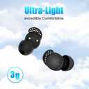 Sleep Earbuds for Side Sleepers, Wireless Noise Cancelling Sleep Headphones with Sleep Mode, LED Power Display, Comfort Fit for Sleeping, Working, Hiking (Mint Green)