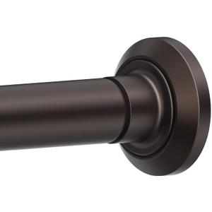 ENJOYBASICS Shower Curtain Rod 30 to 76 Inches, 1 Inch Stainless Steel Adjustable Spring Tension Rods No Drill for Bathroom, Closet, Window, Room Divider, Never Rust, Non Slip, Bronze