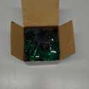 LJLNION St. Patricks Day String Lights Outdoor, 50 LED 16 FT Shamrocks Decorative Green Leaf Lights Battery Operated, 8 Lighting Modes & Timer, Waterproof for Home Garden Party Decoration