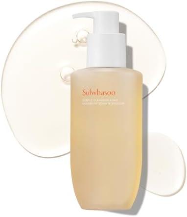 Sulwhasoo Gentle Cleansing Foam - Korean Face Wash for All Skin Types, Moisturizes & Rejuvenates, Removes Dirt & Impurities, Softens Skin, Hydrating Cleanser