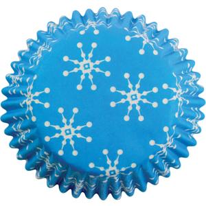 PME Snowflakes Paper Cupcake Liners, Mini Size