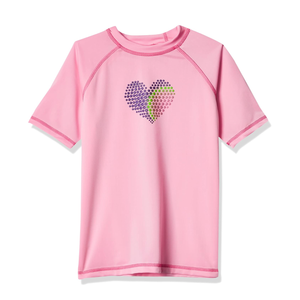 Kanu Surf Girls' Charlotte UPF 50+ Sun Protective Rashguard Swim Shirt S(8)