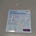 Waterproof Extra Wide Full Leg Cast Cover for Shower Adults, Extra Large Full Leg Shower Cover, Watertight Silicone Foot Protector for Plus Size Adults Surgery Shower Boot