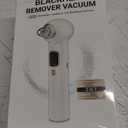 Pore Vacuum Blackhead Remover Kit - 5 Suction Heads & Extractor Tools, 3 Adjustable Suction Levels - Facial Pore Cleansing for Women&Men (White)