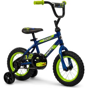 Huffy Upshot 12/16/20 Inch Boy's Bike for Kids, Removable Training Wheels, BMX Design, Designed for Growth, Durable Construction, EZ Build Assembly