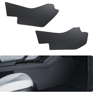 BASENOR 2026 2025 Tesla Model Y Juniper Center Console Side Anti-Kick Mats, Waterproof & Dust Resistant Protector Cover Front Seat for Tesla Model Y Accessories 2PCS (Premium & Performance 2026/2025)