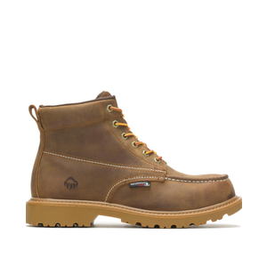 Wolverine Men's Floorhand Moc Toe 6 " Waterproof Boot, Size 11