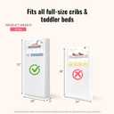 Dream On Me Twilight 5 Crib & Toddler Bed Mattress, Grey, 88 Coil Inner Spring Support, Waterproof & Stain-Resistant Removable Vinyl Cover, Greenguard Gold & BSA Certified, Made in USA
