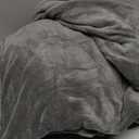 Thick Bubble Faux Fur Heated Blanket Electric Blanket 62"x84", Soft Faux Rabbit Fur Heating Blankets with Overheat Protection, 12 Time Settings, 5 Heating Level, Machine Washable (Gray)