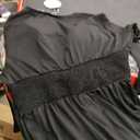 Alex Evenings Women's Slimming Long Length ¾ Sleeve Mother of The Bride Dress with Cascade Ruffle Skirt and Side Ruching, Black Ruffle, 8 M