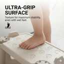 Kids Step Stool for Toddlers - Dual Height Potty Training Stool for Bathroom Sink & Kitchen, Non-Slip 2 Step Stool, Holds up to 200lbs, Sturdy Safety Helper for Kids (Gray White)