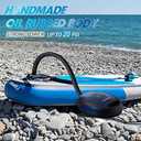 Paddle Board Pump, SUP Electric Pump, Professional 20 PSI Portable Air Compressor with Auto-Off, Deflation Function and 12V DC Car Cigarette Lighter for Inflatables, Kayaks and Boats (blue)