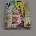 Puzzles for Adults 500 Pieces - Buzy Spring Backyard Jigsaw Puzzle, Farm Quilts Garden Cabin Puzzle, with Birdhouse,Plants and Dog for Teens 14-16, Impossible Puzzle Perfect for Game Nights 20.5x15 in