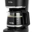 Mr. Coffee 12-Cups Automatic Drip Coffee Maker, Stainless Steel and Black (2176620)