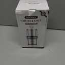 Secura Electric Coffee Grinder and Spice Grinder with 2 Stainless Steel Blades Removable Bowls