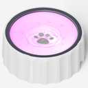 Dog Small Animals Water Bowl No Spill 70oz/2L Large Capacity Dispenser Non Slip No Splash Small Animals Bowl Pet Slow Feeder No Drip Dog Water Bowl on Vehicle for Dogs and Cats - Pink