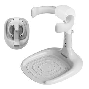 Baby Shower Stand Support, Adjustable Baby Bath Stand with Anti-Slip Base, Foldable Space Saving Baby Standing Bath Maker Anti-Pinch, Ideal Gift for 6-36 Months
