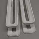 Egg Holder for Fridge, Automatic Rolling Egg Container for Refrigerator, Stackable Fridge Organizers and Storage with Lid, Clear Plastic Egg Dispenser & Tray (2 Tier)