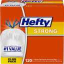 Hefty Strong Kitchen Trash Bags, 13 Gallon, (Family Pack)