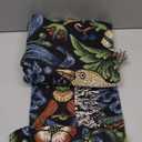 Pure Country Weavers William Morris Strawberry Thief Indigo Blanket - Arts & Crafts - Gift Tapestry Throw Woven from Cotton - Made in the USA (72x54) (Large)