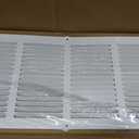 Steel Return Air Grill,Return Air Vent Cover (Duct Opening) Cold Air Return Vent Cover for Wall or Ceiling (30"W x 8"H Duct Opening)