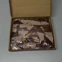 24 Pcs Velvet Bows for Christmas Tree Vintage Ribbon Bows for Crafts Garland Home Coquette Wedding Birthday Decor(9 x 13 Inch, Width of 1",Brown)