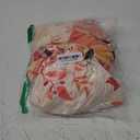 Round Table Cover for Round Tables 36"-70", Fitted Tablecloth with Elastic for Indoor Outdoor Party Holiday, 60inch, Pumpkin