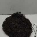AISI QUEENS Extra Large Size Afro Puff Drawstring Ponytail, Natural Black Kinky Curly Hair Bun Extension Synthetic Hairpieces Updo Hair Extensions with Clips Extra Large Size(2#)