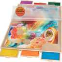 Join&Joy 1500 Piece Puzzle Board Pro, with 6 Drawers & Cover, 34" x 25", Sort-Wise Colorful Felt Drawers, Wooden Jigsaw Puzzle Board, Birthday Gifts for Mom (Multicolor)