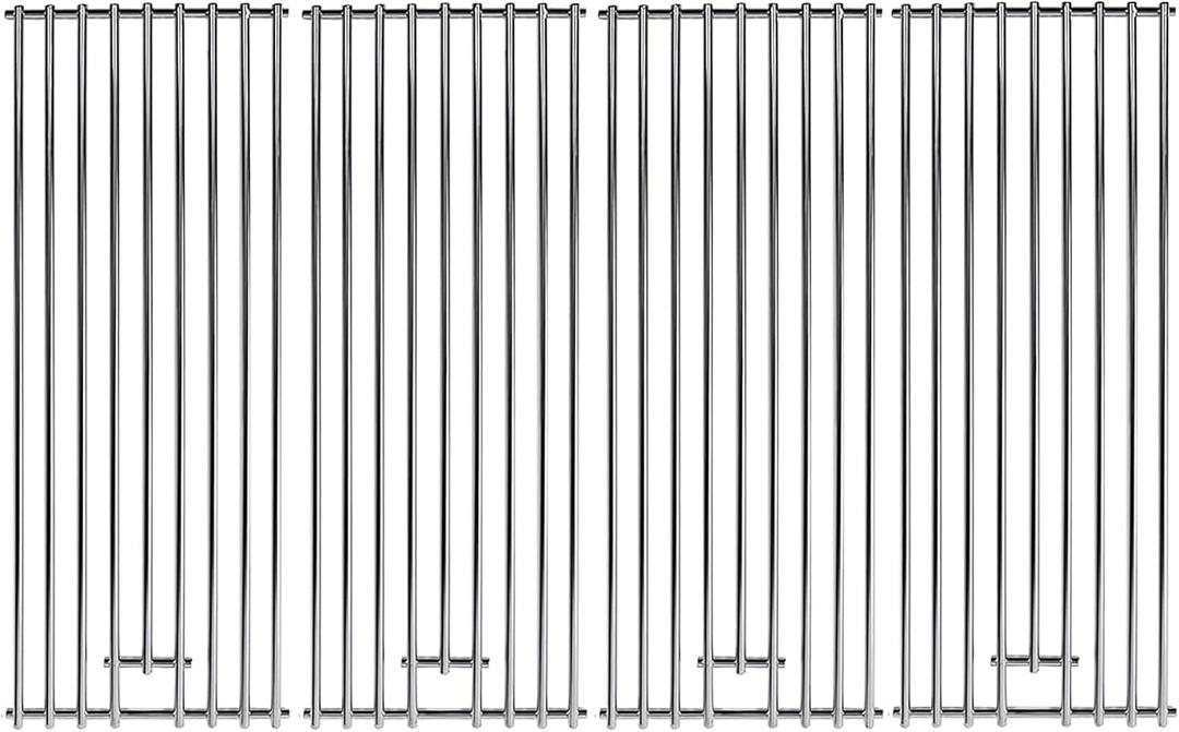 19 1/4" Stainless Steel Cooking Grid Grates Replacement Parts for 16517 Bull BBQ Angus, Brahma, Lonstar Select, Outlaw Steer Premium, Lonestar Select,19.25"x7.5",4Pack