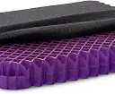 Purple Royal Seat Cushion, Portable 2 Inch Gel Seat Cushion, GelFlex Grid
Handles for Car, Office Chair, Stadium - Pressure-Reducing for Hard Seats, Temperature-Neutral, No-Slip - Made in USA