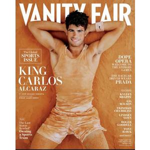 Vanity Fair Magazine Global Sports Issue 2026, King Carlos Alcaraz, Magazine