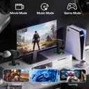 Sanyun SW202 24W Compact Computer Speakers, DSP 3 Modes 16bit USB DAC Bluetooth 5.2, 2.0 PC Multimedia RGB Gaming Speakers for Desktop Monitor Laptop, (Game/Movie/Music, Black)