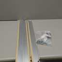 Pemko Snap Cover Perimeter Gasketing with Concealed Fasteners, Clear Anodized Aluminum with Gray PemkoPrene insert, 0.375" W x 0.973" H x 48" L