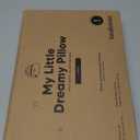 KeaBabies Toddler Pillow with Pillowcase, Jumbo 14X20 - Soft Organic Cotton Toddler Pillows for Sleeping - Machine Washable - Perfect for Travel, Toddler Bed Set (Narwhal)