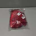 Christmas Tops for Women - Xmas V Neck Fur Trim Sweaters Casual Loose Sweatshirts Velvet Long Sleeve Pullover (Red, S)