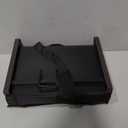 Stadium Seats for Bleachers with Back Support, Bleacher Chairs with Backs and Cushion Wide, Portable Folding Seats with Magnetic Bottom Strips, Includes Shoulder Strap - Black (1, Black)