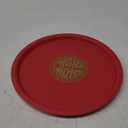 Luxshiny Chinese Wedding Serving Tray Platter Fruit Plate Round Tea Tray Plastic Candy Dishes Food Snack Storage Plate for Home Decor Wedding Centrepieces Red