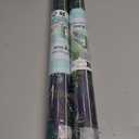 2 x VaryPaper Jungle Tiger Peel and Stick Wallpaper Tropical Leaf Wallpaper for Bedroom Bathroom Self Adhesive Removable Animal Wall Paper Decorative Contact Paper for Walls Cabinets Drawers 17.7''x78.7'' (Navy Blue, Green, Orange)