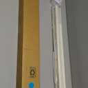 DEZ FURNISHINGS Cordless 1" Light Filtering Pleated Shade, Fabric, 26" W x 48" H, Ecru