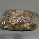 24 Pcs Rustic Christmas Hanging Photo Display Clips Neutral Wooden Bead Photo Clips for Christmas Tree Decor Farmhouse Hanging Card Display Holder for Holiday Wedding Party Decoration